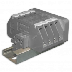 Блок зажимов наборных БЗН24-4М25 2В/2В (22) тип 1 Блок зажимов наборных БЗН24-4М25 2В/2В (22) тип 1