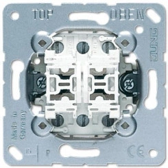 Переключатель самовозвратный 2-клавишный. (проходной) Механизм. 20A 250V