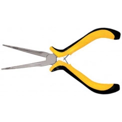 Тонконосы ''мини'' удлиненные Профи, никелированное покрытие, черно-желтые мягкие ручки 150 мм Тонконосы ''мини'' удлиненные Профи, никелированное покрытие, черно-желтые мягкие ручки 150 мм