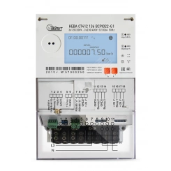 Счётчик электроэнергии 3Ф НЕВА СТ412 139 BCPIO22-R2 с выносной антенной 66 регион ФЛ Счётчик электроэнергии 3Ф НЕВА СТ412 139 BCPIO22-R2 с выносной антенной 66 регион ФЛ