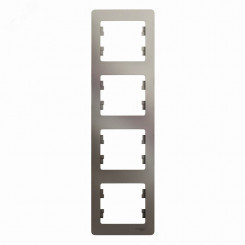 GLOSSA рамка 4-постовая вертикальная платина