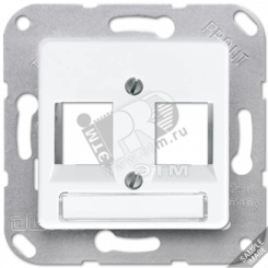 Крышка для модульных гнезд  белая