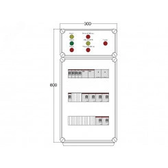 Щит управления электрообогревом DEVIBOX FHR 3x4400 D330 (в комплекте с терморегулятором и датчиком температуры) Щит управления электрообогревом DEVIBOX FHR 3x4400 D330 (в комплекте с терморегулятором и датчиком температуры)