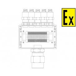 Коробка коммутационная взрывозащищенная КВМК 1610 Коробка коммутационная взрывозащищенная КВМК 1610