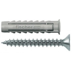 Дюбель распорный с шурупом SX 8х40 S/20 нейлон с кромкой и 4-х сторонним распором Дюбель распорный с шурупом SX 8х40 S/20 нейлон с кромкой и 4-х сторонним распором