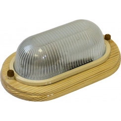 Светильник дерево, пл-н стекло, 60Вт, Е27, 220В, IP54 НБО 03-60-021 ЭРА