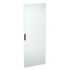 Дверь сплошная шагрень для шкафа CQE ВхШ 1400х600 мм RAL7043