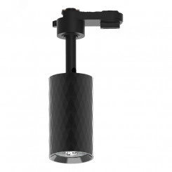 Светильник трековый на шинопровод ДПО GU10 без лампы черный Светильник трековый на шинопровод ДПО GU10 без лампы черный