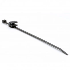 Хомут P6.6 с креплением на кромку до 3 мм, чёрный 4,8x200 Хомут P6.6 с креплением на кромку до 3 мм, чёрный 4,8x200