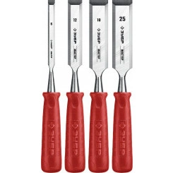 Набор стамесок с пластиковой рукояткой, 4шт МАСТЕР Набор стамесок с пластиковой рукояткой, 4шт МАСТЕР