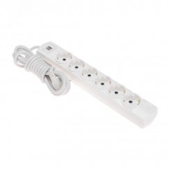 Удлинитель PREMIUM 6 гнезд, 3 м, 3х1,5 мм2, с/з, 2 USB, белый Удлинитель PREMIUM 6 гнезд, 3 м, 3х1,5 мм2, с/з, 2 USB, белый