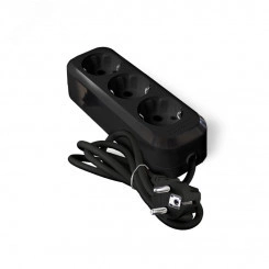 Удлинитель UNIVersal Е-303 ПВС 3*1 3гн. с/з 3м (еврослот) черный Удлинитель UNIVersal Е-303 ПВС 3*1 3гн. с/з 3м (еврослот) черный