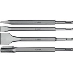 Набор зубил 250 мм ПРОФЕССИОНАЛ БУРАН SDS-Max , 4 шт