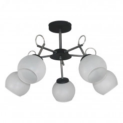 Светильник Блюз 151 черн.хром (Плафон 8330) НПБ 01-5х60-163 Е27 потолочный Светильник Блюз 151 черн.хром (Плафон 8330) НПБ 01-5х60-163 Е27 потолочный