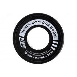 Лента ФУМ для воды MPF 12 мм х 0,1 мм х 20 м профессиональная Лента ФУМ для воды MPF 12 мм х 0,1 мм х 20 м профессиональная