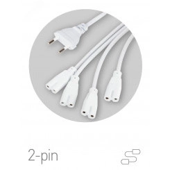 Разветвитель сетевой для фитолампы для подключения 4 светильников FITO 4х IEC C7 (2 pin) Разветвитель сетевой для фитолампы для подключения 4 светильников FITO 4х IEC C7 (2 pin)