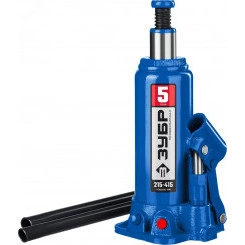 Домкрат бутылочный гидравлический 5т, 215-415мм, Профессионал Домкрат бутылочный гидравлический 5т, 215-415мм, Профессионал