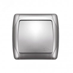 Маргарита розетка одноместная с крышкой с/з, с/у, 16А, 220В, серебро (еврослот) Маргарита розетка одноместная с крышкой с/з, с/у, 16А, 220В, серебро (еврослот)