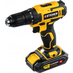 Дрель-шуруповерт 20 В, 40 Нм, 1 АКБ (2 Ач), кейс