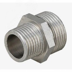 Ниппель НН 1'1/4х3/4' переходной, никелированный, уп Ниппель НН 1'1/4х3/4' переходной, никелированный, уп