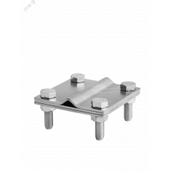 Зажим полоса-прут ( 3 пластины 70х70 мм) Зажим полоса-прут ( 3 пластины 70х70 мм)