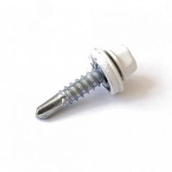 Саморез 4,8х28 кровельный RAL 9003 белый (1000 шт/уп) Саморез 4,8х28 кровельный RAL 9003 белый (1000 шт/уп)