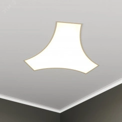 Светильник светодиодный RVE-LBX-TANGO-550-V (Многогранник 550х630х100мм 24Вт встраиваемый 4000K Белый)