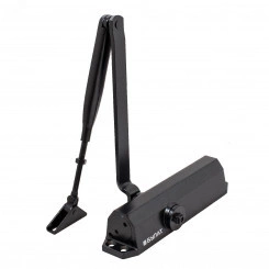 Доводчик дверной Булат ДД 302/3 B-B (25-85 кг) черный Доводчик дверной Булат ДД 302/3 B-B (25-85 кг) черный