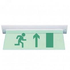 Оповещатель световой М-220-РИП-УЛЬТРА Человек вправо стрелка вверх в дверь (потолочное крепление)