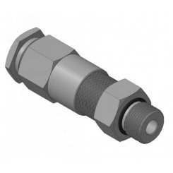 Ввод кабельный для бронированного кабеля с двойным уплотнением, резьбой G1/2, внешним диаметром кабеля D=8-12 мм и проходным диаметром кабеля d=4-8 мм Ввод кабельный для бронированного кабеля с двойным уплотнением, резьбой G1/2, внешним диаметром кабеля D=8-12 мм и проходным диаметром кабеля d=4-8 мм