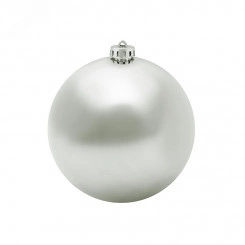 Елочная фигура Шар 15 см цвет серебряный матовый