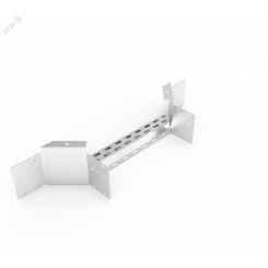 Кабельрост угловой  с R=100 мм ответвительный горизонтальный РУ1ОГ.500.150.100.1,5.2