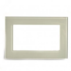 Рамка двухместная без перемычки, стекло, серия Катрин, дымчатый Stekker Рамка двухместная без перемычки, стекло, серия Катрин, дымчатый Stekker