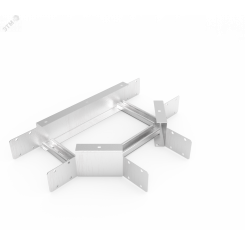 Кабельрост угловой  с R=100 мм тройниковый горизонтальный РУ1ТГ.200.100.100.1,5.2