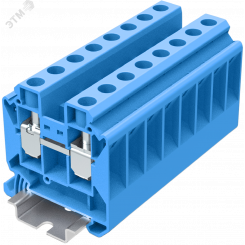 Клемма TU 1-1 винтовая сечение 16 мм. кв., синяя