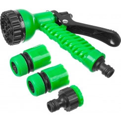 Набор поливочный, 1/2', фурнитура для подключения, пистолет 7 режимов Набор поливочный, 1/2', фурнитура для подключения, пистолет 7 режимов