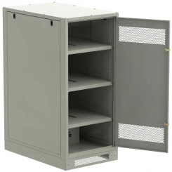 Шкаф LINEA B (пустой) 1350х600х950мм металлическая дверь серый