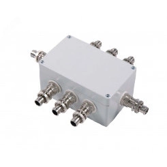 Коробка коммутационная взрывозащищённая КВМК      1.0-Exd-A-302021 (А(1КВ М40КМ38-Л,КВ М25Д-Л)-D(8КВМ20КМ20-Л)