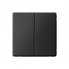 ARTGALLERY 2-клавишный переключатель, сх.6/2, 10АХ, механизм, базальт