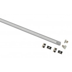 Комплект с врезным анодированным профилем 1209 12,4х9мм 2м