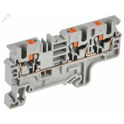 Колодка клеммная CP-MC 3 вывода 4мм2 серая IEK