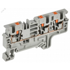Колодка клеммная CP-MC 3 вывода 4мм2 серая IEK