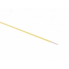 Провод ПГВА 1х2.50 мм2, желтый, бухта 100 м, Провод ПГВА 1х2.50 мм2, желтый, бухта 100 м,