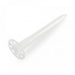 Тарельчатый дюбель гриб с гвоздем для ПМ IN180 белый (25 шт/уп)