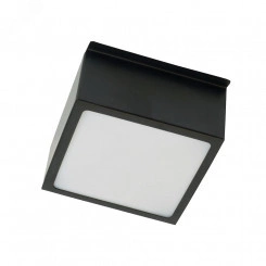 Светильник светодиодный ДВО-12w 6500К 960Лм черный Грильятто