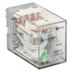 Реле промежуточное RPA 22/4 5A 220В DC EKF AVERES Реле промежуточное RPA 22/4 5A 220В DC EKF AVERES
