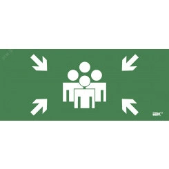 Этикетка самокл. 330х140мм Место сбора IEK