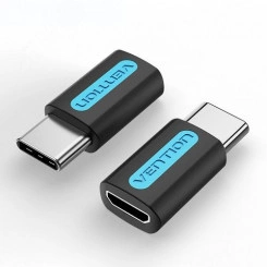 Адаптер переходник USB Type C M на USB 2.0 micro B F, контакты никелированные