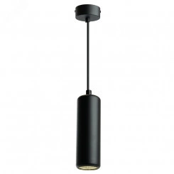 Светильник ДСО GU10 без лампы на подвесе черный с антибликовой сеточкой Светильник ДСО GU10 без лампы на подвесе черный с антибликовой сеточкой