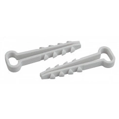 Дюбель хомут DXP-5-8-w-10 для плоского кабеля 5-8 мм белый 10шт